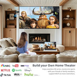 Wireless HDMI transmitter and 4 receiver 4k, USB-C to HDMI Adapter multi TV extender kit, 2.4/5.8G@60Hz 165FT/50M, suitable for expanding from