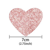 Rose Gold Valentines Party Love Heart Hanging Paper Garlands Decoratio