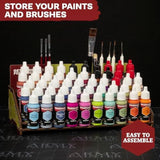 , Warpaints Fanatic Mega Set Combo, 50 X 18 Ml Acrylic Paints Incl. Skin Tones, Metallics, Effects, Washes, 1 Free Paint Station & 2 Brushes - Model Paint For Warhammer & Dnd
