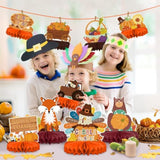 9Pcs Premium Fall & Thanksgiving Party Decorations Set - Autumn Honeyc