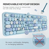 Usb Wired Computer Keyboard - Retro Typewriter Keyboard - Full Size Office Key