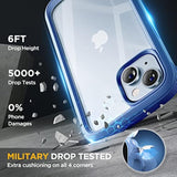 Full Body Clear Bumper Case With Built In Tempered Glass Screen Protector