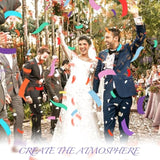 6Pc Multicolor Confetti Cannons 12Inch Party Poppers for Any Celebration