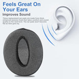 Hd450Bt Ear Pads Replacement Ear Cushions Compatible With Sennheiser Hd4.50Bt Hd4.50Btnc Hd4.50Se Hd4.40Bt Hd450Bt Hd458Bt Hd4.30G Headphones High-Density Memory Foam Earpads Earmuffs (Pu+Fabric)