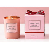 Lavender Scented Candle, Candles Gifts For Women, Birthday Gift For Women, Lavender Candle, Pink Candles, Natural Soy Wax, 5.5 Oz 30 Hours