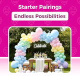 Pastel Balloons Latex Party Balloons - 150 Pack 5 Inch Spring Macaron Helium Balloons For Birthday Bridal Shower Wedding Rainbow Party Decorations