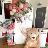 142Pcs Pastel Balloon Garland Kit β Pink, Purple, Sage & Butterfly Decor for Party and Shower