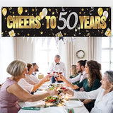 Happy Birthday Banner Sign Gold Glitter Party Decoration Supplies Anni