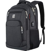 Laptop Backpack,Business Travel Anti Theft Slim Durable Laptops Backpack With Usb Charging Port,Water Resistant College Computer Bag For Women & Men Fits 15.6 Inch Laptop And Notebook Black