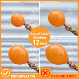 120Pc Orange Balloon Arch Kit – 18/12/10/5" Balloons for Halloween & Fall Decor