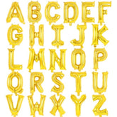 26 Pcs Gold Letter Balloons,16 Inch Foil Alphabet Letter Balloons,Letter A-Z Balloon Banner Custom Phrase Balloon For Birthday Party Wedding Anniversary Decoration (Gold 26Pcs)