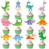 48 Pieces Dinosaur Cupcake Toppers Baby Cute Colorful Dinosaur Cupcake Picks For Kids Dino Theme Party Baby Shower Birthday Party Decoration Supplies