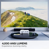 Px749-4K Uhd 4K Gaming Projector Designed For Xbox With 4.2Ms Response Time, 4000 Ansi Lumens, H/V Keystone, 1.3X Optical Zoom, And Usb C For Home Theater