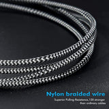 Iphone Usb C To Lightning Cable, 2 Pack 10Ft Mfi 20W Iphone Fast Charger Nylon Braided Extra Long Cord Compatible With Iphone 14/13/12/12 Pro Max/12 Pro/11/11 Pro/X/Xs/Xr/Xs Max/8/8 Plus/Se