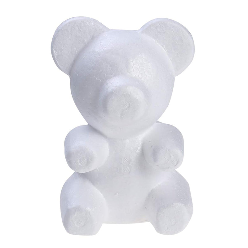 Modelling Polystyrene Foam Bear Mould White Diy Craft For Flower Arran