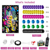 80S 90S Party Decorations: 80'S 90'S Party Bundle Includes Inflatable Radio Boombox And Mobile Phone, Backdrop, 55 Balloons, 80S 90S Supplies