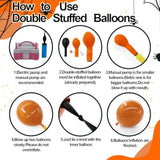 Halloween Balloon Arch: Orange, Black, Purple, Burgundy