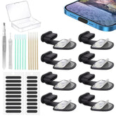 8 Pcs USB-C Dust Plugs with Speaker Mesh, Anti-Lost Port Covers
