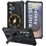 for Galaxy S25 Ultra Case with stand, Compatible with MagSafe, Military Grade Drop Protective, Scratch-Resistant Heavy Duty Shockproof