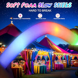 36 Pcs Led Foam Glow Sticks Bulk,Glow In The Dark Party Supplies?Foam Light Up Sticks 3 Modes Of Color Flashing For Birthday,Wedding,Raves,Carnival,Halloween Christmas,New Year,Concert