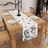 Halloween Table Runner 72 Inches Long, Halloween Home Kitchen Dining Room Table Decor, Christmas Xmas Winter Holiday Decorations And Supplies For Home