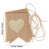 Mr And Mrs Burlap Banner Wedding Bunting Banner For Wedding Photo Props, Backdrop Or Table Decorations"