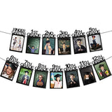 Graduation Photo Banner For Party Decoration, Including Kindergarten To 12Th Grade Picture Banner Middle High School College Graduation Party Supplies
