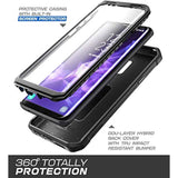 SUPCASE Unicorn Beetle Pro Rugged Case for Galaxy S9 with Screen Protector - Black