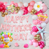 Mother'S Day Balloon Garland Arch Kit With 134 Pcs Mother'S Day Balloons Decorations Happy Mothers Day Foil Balloons Banner For Best Mom Ever Mothers Day Party Birthday Decoration Supplies