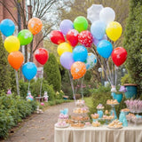 15Pcs Assorted Colors Party Balloons, 18Inch Colorful Latex Balloons Pack Balloon Garland Arch For Birthday Wedding Engagement Graduation Anniversary Party Decor