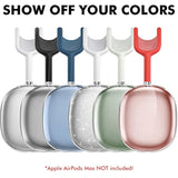 Clear Case for AirPods Max Protective Ear Cups Cover with Soft TPU Material, Anti-Fingerprint, Anti-Scratch, and Anti-Dust Coating (Glitter Finish)