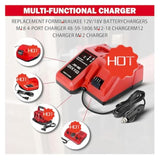 Fast Charger Replacement For Dewalt Battery 20V/60V Charger Station With Led Indicator Comaptible With Dewalt 20V/60V Battery
