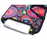 11-Inch To 12-Inch Neoprene Laptop Sleeve Case Bag With Shoulder Strap For 11", 11.6", 12" Ultrabook/Acer/Asus/Dell/Hp/Toshiba/Lenovo/Chromebook (Colorful)