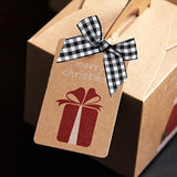 Gingham Craft Ribbon Bows Mini Checkered Ribbon Flowers Appliques For