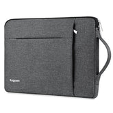 13-14 Inch Laptop Sleeve Shockproof Lightweight Case Carrying Bag Compatible With Macbook Pro 14 13 Inch/Macbook Air 13.3/ Dell Xps 13/ Surface Laptop 13.5/ Ipad Pro 12.9 - Gray