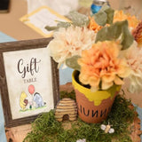 6Pcs Winnie Table Signs A Little Yummy For Your Tummy For Baby Shower Decorations 8X10Inchs Centerpieces Birthday Decorations