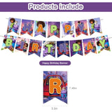 Home Movie Birthday Party Decorations,Cartoon Adventure Home Movie Theme Party Supplies For Kids Adults With Happy Birthday Banner Cake Topper Cupcake Toppers Balloons