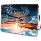 Compatible With Macbook Air 15 Inch Case 2023 M2 A2941, Plastic Hard Shell Case & Keyboard Cover & Screen Protector - Beach Sunset