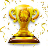 41" Standing Champion Trophy Foil Balloon First Prize Sports Party Decor