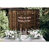 Glitter 2 Pack “Bride To Be” And “Miss To Mrs” Bachelorette Party Favors - Bridal Shower Supplies - Wedding Shower Decorations