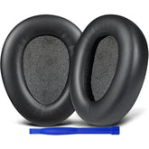 Professional Replacement Ear Pads For Jlab Jbuds Lux Anc Wireless Headphones, Earpads Cushions With Soft Protein Leather, High-Density Noise Isolation Foam - Black