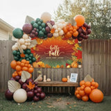 Fall Balloon Arch Kit: Thanksgiving Maple Leaf Party Decor