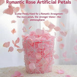 1000Pieces Of Simulated Rose Petals For Decoration, Suitable For Romantic Nights, Weddings, Events, Parties, Valentine'S Day, Bedroom Rose Petals,Simulated Flowers (Light Purple)