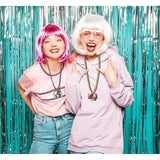 48Pcs 80S Party Decorations Favors: Retro Disco Rock Beads Bulk For Women, 1980S 80'S Theme Accessories Supplies