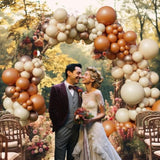 Double Stuffed Tan Terracotta Boho Balloon Arch Garland Kit Rustic Fall Party Decor