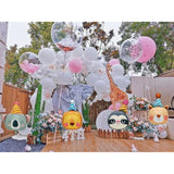 Lion Bear Koala Sloth Foil Animal Balloons Kids Baby Shower Birthday Party Supplies Children Jungle Themed Decorations Woodland Safari Animal Balloons 4Pcs
