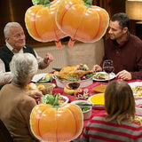 3 Pcs Pumpkin Balloons Fall Harvest Thanksgiving Party Decoration Set