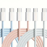 Usb C Charger Cable, Pd Braided Type C Fast Charging Cord For Iphone 15/15 Plu