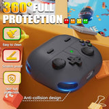 Classic Game Case For Samsung Galaxy Buds 3 Case & Galaxy Buds 3 Pro Case, Soft Silicone Game Player Design With 3D Button Case Cover For Samsung Buds Pro 3 For Men With Cleaner Kit - Dark Gray