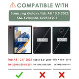 Silicone Case For Samsung Galaxy Tab A8 10.5 Inch 2022 Release, Galaxy Tab A8